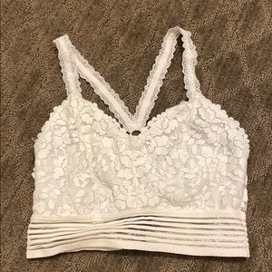 buckle white bralette